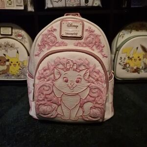 Loungefly Pink Marie Mini Backpack